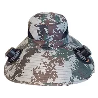 Solar Fan Hat Men's Summer Outdoor Mountaineering Fishing UV-proof Sunshade Oversized Beaves Sunscreen Fisherman Hat main image 5