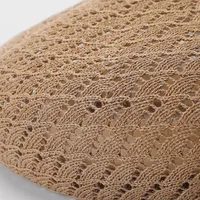 Spring Tencel Fluffy Linen New Knitted Hollow Beret New Artists' Cap Women's New-style Fine Knitted main image 4