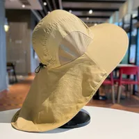 Summer Big Neaves Shawl Sun Hat Men's Outdoor Sunscreen Mountaineering Fishing Hat  Casual Waterproof Quick-drying Fisherman Hat main image 1