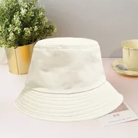 Dopamine New-style Candy-colored Fisherman Hat Solid Color Sunscreen Bucket Hat Table Lamp Hat Thin Elegant Sun Hat Basin Hat sku image 2
