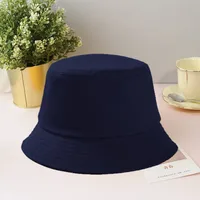 Dopamine New-style Candy-colored Fisherman Hat Solid Color Sunscreen Bucket Hat Table Lamp Hat Thin Elegant Sun Hat Basin Hat sku image 9
