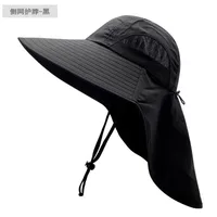 Summer Big Neaves Shawl Sun Hat Men's Outdoor Sunscreen Mountaineering Fishing Hat  Casual Waterproof Quick-drying Fisherman Hat sku image 1