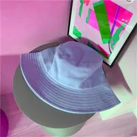 Dopamine New-style Candy-colored Fisherman Hat Solid Color Sunscreen Bucket Hat Table Lamp Hat Thin Elegant Sun Hat Basin Hat sku image 12