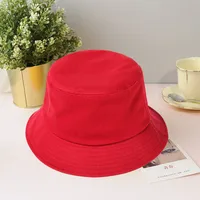 Dopamine New-style Candy-colored Fisherman Hat Solid Color Sunscreen Bucket Hat Table Lamp Hat Thin Elegant Sun Hat Basin Hat sku image 13