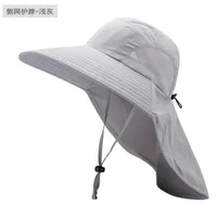 Summer Big Neaves Shawl Sun Hat Men's Outdoor Sunscreen Mountaineering Fishing Hat  Casual Waterproof Quick-drying Fisherman Hat sku image 16
