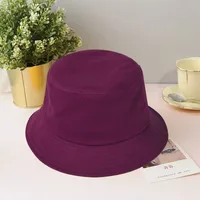 Dopamine New-style Candy-colored Fisherman Hat Solid Color Sunscreen Bucket Hat Table Lamp Hat Thin Elegant Sun Hat Basin Hat sku image 14