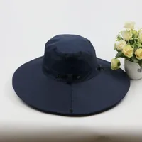 Summer Big Neaves Shawl Sun Hat Men's Outdoor Sunscreen Mountaineering Fishing Hat  Casual Waterproof Quick-drying Fisherman Hat sku image 8