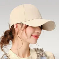 High Quality Big Head Hat Increased Deepening Spring And Summer Cap Women's New Baseball Cap Wide Brim Sunhat main image 1