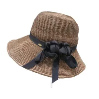 Spring Large Eaves Raffia Straw Weaver Hat Women's Summer Beach Vacation Straw Hat Sunshade Sun Hat main image 5