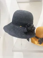 Spring Large Eaves Raffia Straw Weaver Hat Women's Summer Beach Vacation Straw Hat Sunshade Sun Hat sku image 2