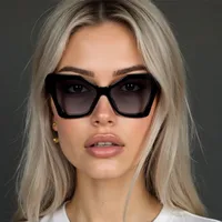 Elegant Simple Style Streetwear Solid Color PC UV400 Protection Butterfly Frame Full Frame Glasses main image 1