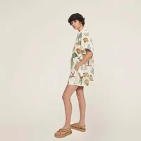 Casual Women's Casual Vacation Starfish Conch Linen Polyester Shorts Co-ord Set Shorts Sets main image 2