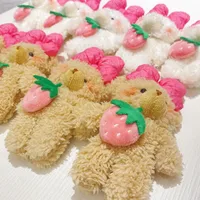 1 Piece Cartoon Style Cute Animal Plush Unisex Bag Pendant Keychain main image 2