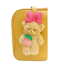 1 Piece Cartoon Style Cute Animal Plush Unisex Bag Pendant Keychain main image 5