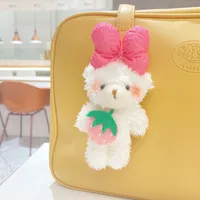 1 Piece Cartoon Style Cute Animal Plush Unisex Bag Pendant Keychain sku image 1