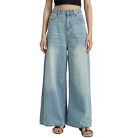 Women's Holiday Street Classic Style Streetwear Solid Color Full Length Jeans sku image 3