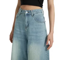 Women's Holiday Street Classic Style Streetwear Solid Color Full Length Jeans main image 2