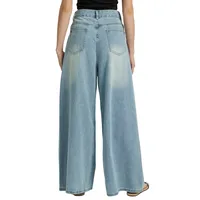 Women's Holiday Street Classic Style Streetwear Solid Color Full Length Jeans main image 4