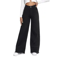 Women's Holiday Daily Classic Style Streetwear Solid Color Full Length Jeans main image 4