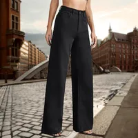 Women's Holiday Daily Classic Style Streetwear Solid Color Full Length Jeans main image 1