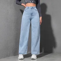 Women's Holiday Daily Streetwear Solid Color Full Length Jeans sku image 14