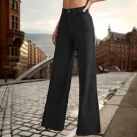 Women's Holiday Daily Classic Style Streetwear Solid Color Full Length Jeans main image 2