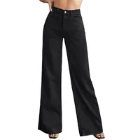 Women's Holiday Daily Classic Style Streetwear Solid Color Full Length Jeans main image 3