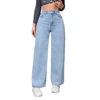 Women's Daily Street Streetwear Solid Color Full Length Jeans main image 4