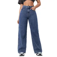 Women's Holiday Daily Streetwear Solid Color Full Length Jeans main image 2