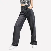 Women's Daily Street Classic Style Streetwear Solid Color Full Length Jeans main image 1