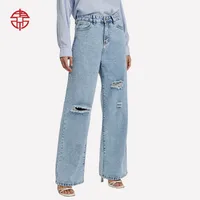 Women's Daily Street Classic Style Streetwear Solid Color Full Length Jeans sku image 1