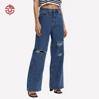 Women's Daily Street Classic Style Streetwear Solid Color Full Length Jeans sku image 9