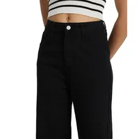 Women's Holiday Street Simple Style Classic Style Solid Color Full Length Jeans main image 4