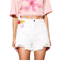 Women's Casual Daily Streetwear Solid Color Shorts Jeans main image 4