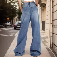 Women's Casual Daily Streetwear Graffiti Full Length Jeans main image 4