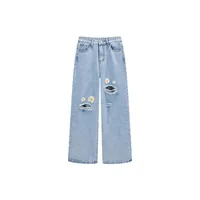 Women's Casual Daily Streetwear Daisy Full Length Jeans main image 4