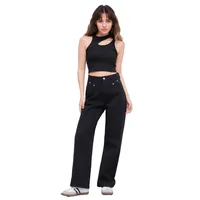 Women's Casual Daily Streetwear Solid Color Full Length Jeans main image 2