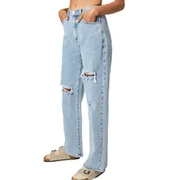 Women's Casual Daily Streetwear Solid Color Full Length Jeans main image 2
