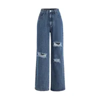 Women's Casual Daily Streetwear Solid Color Full Length Jeans main image 5
