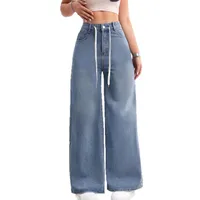 Women's Casual Holiday Daily Classic Style Solid Color Full Length Jeans main image 3
