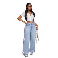 Women's Casual Holiday Daily Classic Style Streetwear Bow Knot Full Length Jeans main image 3