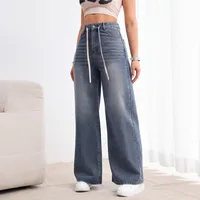 Women's Casual Daily Streetwear Solid Color Full Length Jeans main image 1