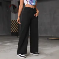 Women's Casual Daily Streetwear Solid Color Full Length Jeans main image 1