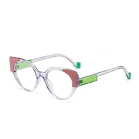 Hip-Hop Streetwear Leopard PC UV400 Protection Tinted Lenses Oval Frame Full Frame Glasses sku image 10
