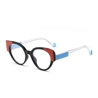 Hip-Hop Streetwear Leopard PC UV400 Protection Tinted Lenses Oval Frame Full Frame Glasses sku image 11