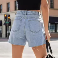 Women's Casual Daily Streetwear Solid Color Shorts Jeans main image 2