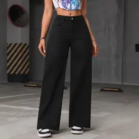 Women's Casual Daily Streetwear Solid Color Full Length Jeans main image 4