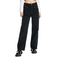 Women's Casual Daily Streetwear Solid Color Full Length Jeans main image 4