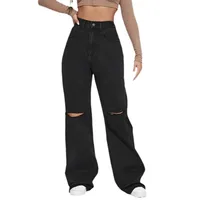 Women's Daily Street Simple Style Classic Style Solid Color Full Length Jeans main image 2