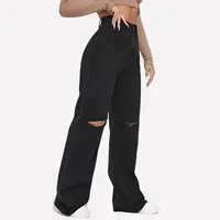 Women's Daily Street Simple Style Classic Style Solid Color Full Length Jeans main image 4